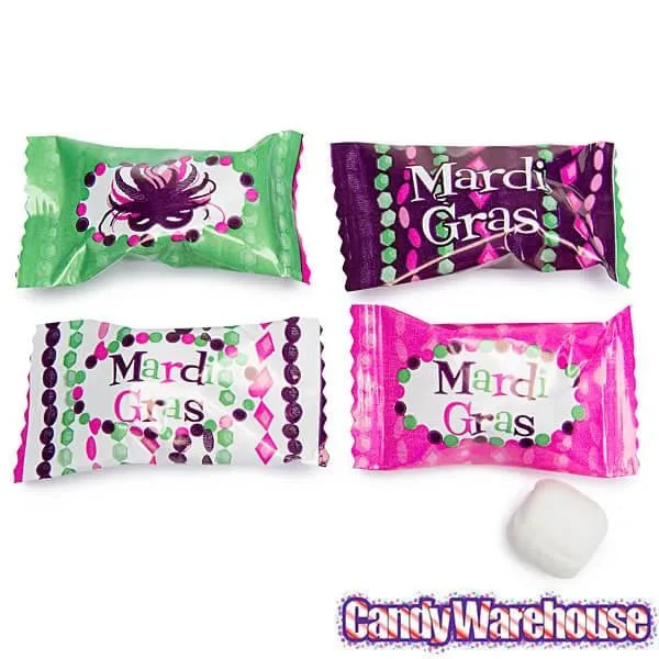 Mardi Gras Wrapped Buttermint Creams: 300-Piece Case 5 Mardi Gras Wrapped Buttermint Creams: 300-Piece Case - Image 3
