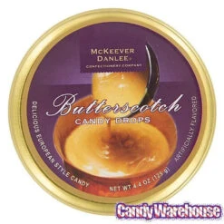 McKeever & Danlee Bon Bons Candy Tins - Butterscotch: 6-Piece Box -Candy Promotion Shop mckeever and danlee bon bons candy tins butterscotch 6 piece box candy warehouse 4