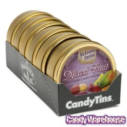 McKeever & Danlee Bon Bons Candy Tins - Mixed Fruit: 6-Piece Box -Candy Promotion Shop mckeever and danlee bon bons candy tins mixed fruit 6 piece box candy warehouse 3
