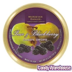 McKeever & Danlee Bon Bons Candy Tins - Pear & Blackberry: 6-Piece Box -Candy Promotion Shop mckeever and danlee bon bons candy tins pear and blackberry 6 piece box candy warehouse 4