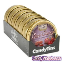 McKeever & Danlee Bon Bons Candy Tins - Sour Cherry: 6-Piece Box -Candy Promotion Shop mckeever and danlee bon bons candy tins sour cherry 6 piece box candy warehouse 3