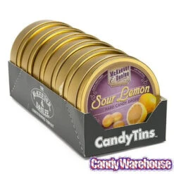 McKeever & Danlee Bon Bons Candy Tins - Sour Lemon: 6-Piece Box -Candy Promotion Shop mckeever and danlee bon bons candy tins sour lemon 6 piece box candy warehouse 3