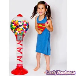 Metal 3-Foot Spiral Gumball Machine With Gumballs -Candy Promotion Shop metal 3 foot spiral gumball machine with gumballs candy warehouse 4