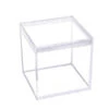 Mini Acrylic Favor Boxes - 5-Ounce Cube With Lid: 12-Piece Set -Candy Promotion Shop mini acrylic favor boxes 5 ounce cube with lid 12 piece set candy warehouse 1