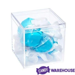 Mini Acrylic Favor Boxes - 5-Ounce Cube With Lid: 12-Piece Set -Candy Promotion Shop mini acrylic favor boxes 5 ounce cube with lid 12 piece set candy warehouse 3