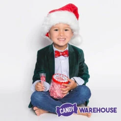 Mini Candy Canes - Red And White: 45-Piece Jar -Candy Promotion Shop mini candy canes red and white 45 piece jar candy warehouse 2