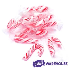 Mini Candy Canes - Red And White: 45-Piece Jar -Candy Promotion Shop mini candy canes red and white 45 piece jar candy warehouse 4