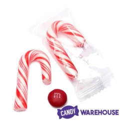 Mini Candy Canes - Red And White: 45-Piece Jar -Candy Promotion Shop mini candy canes red and white 45 piece jar candy warehouse 7