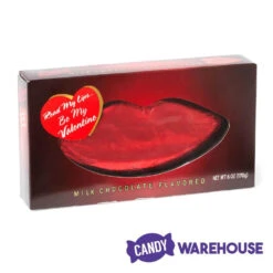Palmer Red Foiled Giant Milk Chocolate Lips In Gift Box -Candy Promotion Shop palmer red foiled giant milk chocolate lips in gift box candy warehouse 3