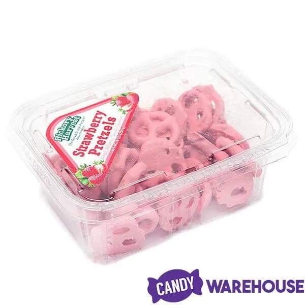 Pink Yogurt Covered Mini Pretzels: 9-Ounce Tub 5 Pink Yogurt Covered Mini Pretzels: 9-Ounce Tub - Image 3