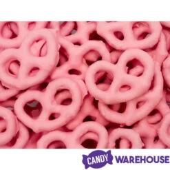 Pink Yogurt Covered Mini Pretzels: 9-Ounce Tub 9 Pink Yogurt Covered Mini Pretzels: 9-Ounce Tub -Candy Promotion Shop pink yogurt covered mini pretzels 9 ounce tub candy warehouse 4