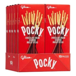 Pocky - Chocolate Cream Covered Biscuit Sticks Packs: 10-Piece Box 9 Pocky - Chocolate Cream Covered Biscuit Sticks Packs: 10-Piece Box -Candy Promotion Shop pocky chocolate cream covered biscuit sticks packs 10 piece box candy warehouse 4