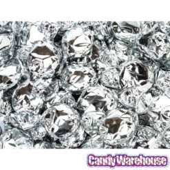 Primrose Metallic Foiled Hard Candy Buttons - Silver: 5LB Bag -Candy Promotion Shop primrose metallic foiled hard candy buttons silver 5lb bag candy warehouse 3