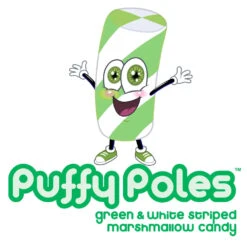 Puffy Poles Jumbo Marshmallow Twists - Teal: 1KG Bag -Candy Promotion Shop puffy poles jumbo marshmallow twists teal 1kg bag candy warehouse 4