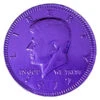 Purple Foiled Milk Chocolate Coins: 1LB Bag -Candy Promotion Shop purple foiled milk chocolate coins 1lb bag candy warehouse 1
