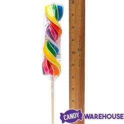 Rainbow Swirl 2.5-Ounce Corkscrew Twist Lollipops: 12-Piece Display -Candy Promotion Shop rainbow swirl 2 5 ounce corkscrew twist lollipops 12 piece display candy warehouse 4