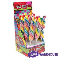 Rainbow Swirl 2.5-Ounce Corkscrew Twist Lollipops: 12-Piece Display -Candy Promotion Shop rainbow swirl 2 5 ounce corkscrew twist lollipops 12 piece display candy warehouse 5