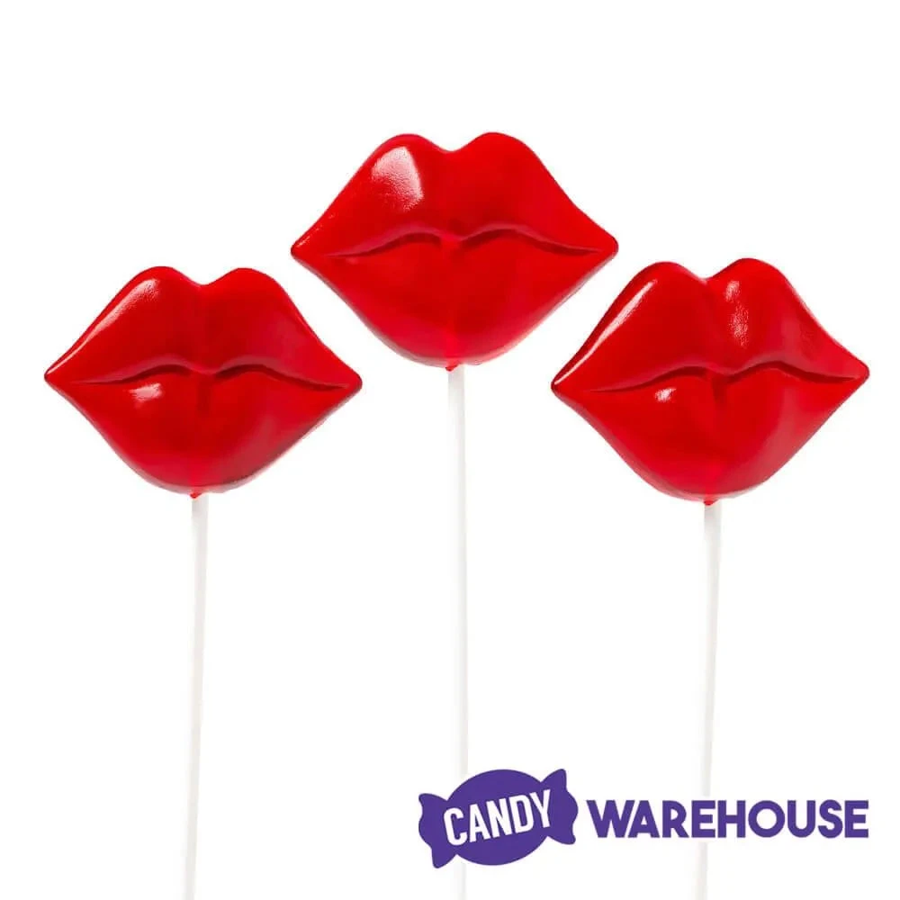 Red Hot Lips Lollipops: 12-Piece Bag 4 Red Hot Lips Lollipops: 12-Piece Bag - Image 2