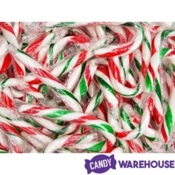 Red, White, And Green Peppermint Mini Candy Canes: 200-Piece Tub 12 Red, White, And Green Peppermint Mini Candy Canes: 200-Piece Tub -Candy Promotion Shop red white and green peppermint mini candy canes 200 piece tub candy warehouse 4 92969acc 8d50 473d 80de c8674d29cf81