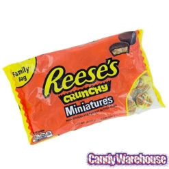 Reese's Crunchy Peanut Butter Cups Miniatures: 18-Ounce Bag -Candy Promotion Shop reese s crunchy peanut butter cups miniatures 18 ounce bag candy warehouse 6 0e16eba6 be04 41cd 90e0 6b7c84c86f84