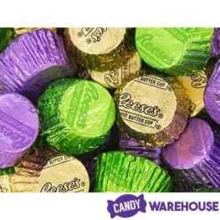 Reese's Peanut Butter Cups Color Combo - Purple, Green And Gold: 600-Piece Box -Candy Promotion Shop reese s peanut butter cups color combo purple green and gold 600 piece box candy warehouse 5