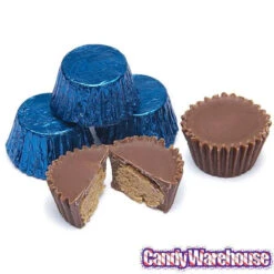 Reese's Peanut Butter Cups Miniatures - Dark Blue: 200-Piece Bag -Candy Promotion Shop reese s peanut butter cups miniatures dark blue 200 piece bag candy warehouse 3