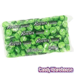 Reese's Peanut Butter Cups Miniatures - Kiwi Green: 200-Piece Bag -Candy Promotion Shop reese s peanut butter cups miniatures kiwi green 200 piece bag candy warehouse 3
