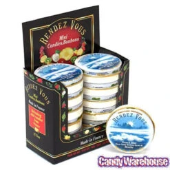Rendez Vous Mini Bon Bons Tins - French Mint: 12-Piece Box -Candy Promotion Shop rendez vous mini bon bons tins french mint 12 piece box candy warehouse 2
