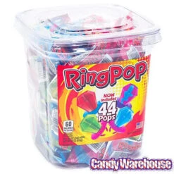 Ring Pop Assorted Candy: 44-Piece Tub -Candy Promotion Shop ring pop assorted candy 44 piece tub candy warehouse 3
