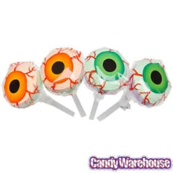 Scary Eyeballs Suckers: 45-Piece Box -Candy Promotion Shop scary eyeballs suckers 45 piece box candy warehouse 4
