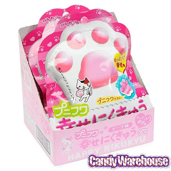 Senjaku Panda Paws Gummy Candy Packs - Peach: 6-Piece Box 4 Senjaku Panda Paws Gummy Candy Packs - Peach: 6-Piece Box - Image 2