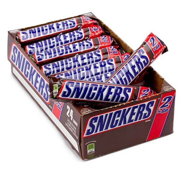 Snickers 2 To Go King Size Candy Bars: 24-Piece Box 3 Snickers 2 To Go King Size Candy Bars: 24-Piece Box