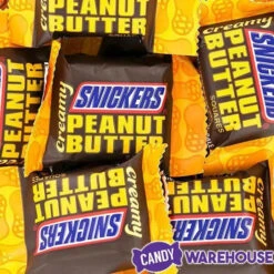 Snickers Creamy Peanut Butter Fun Size Candy Squares: 7.7-Ounce Bag -Candy Promotion Shop snickers creamy peanut butter fun size candy squares 7 7 ounce bag candy warehouse 3