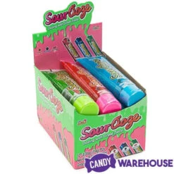 Sour Ooze Tube Liquid Candy Dispensers: 12-Piece Box -Candy Promotion Shop sour ooze tube liquid candy dispensers 12 piece box candy warehouse 2
