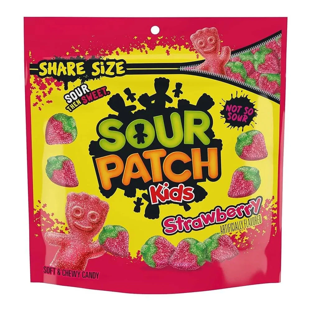 Sour Patch Strawberry Candy: 12-Ounce Bag 3 Sour Patch Strawberry Candy: 12-Ounce Bag
