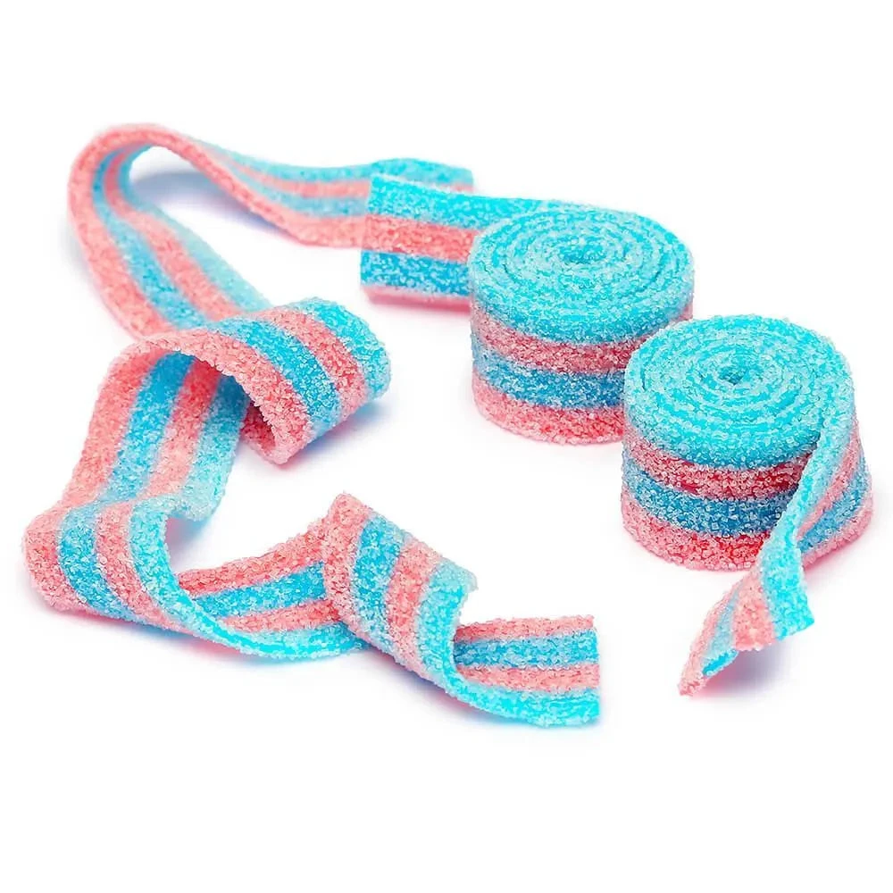 Sour Power Belts Candy - Cotton Candy: 3KG Bag 3 Sour Power Belts Candy - Cotton Candy: 3KG Bag