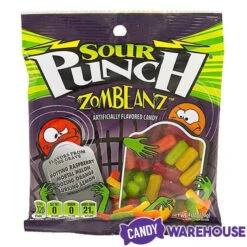 Sour Punch Zombeanz Gummy Candy: 2LB Box -Candy Promotion Shop sour punch zombeanz gummy candy 2lb box candy warehouse 3