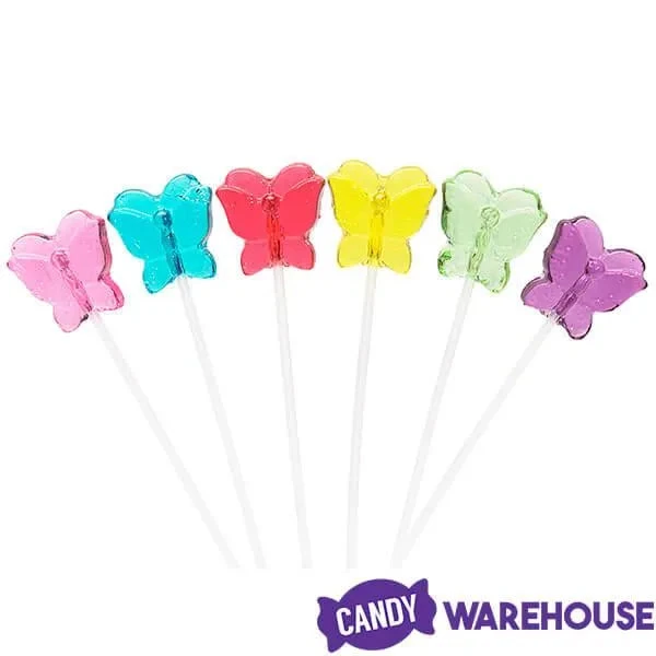 Sparkle Candy Butterfly Lollipops: 100-Piece Bag 6 Sparkle Candy Butterfly Lollipops: 100-Piece Bag - Image 4