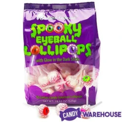 Spooky Eyeball Lollipops: 50-Piece Bag -Candy Promotion Shop spooky eyeball lollipops 50 piece bag candy warehouse 4