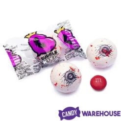 Spooky Eyes Bubble Gum Eyeballs - Wrapped: 100-Piece Bag -Candy Promotion Shop spooky eyes bubble gum eyeballs wrapped 100 piece bag candy warehouse 3