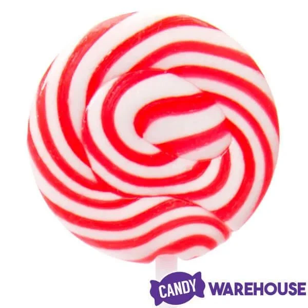 Squiggly Pops Petite Swirl Lollipops - Cherry: 24-Piece Jar 5 Squiggly Pops Petite Swirl Lollipops - Cherry: 24-Piece Jar - Image 3