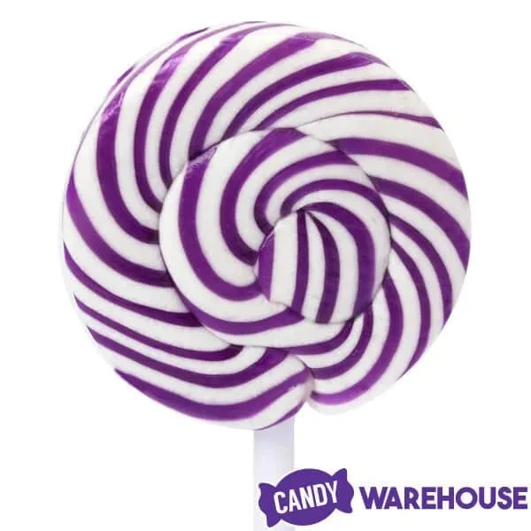 Squiggly Pops Petite Swirl Lollipops - Grape: 24-Piece Jar 7 Squiggly Pops Petite Swirl Lollipops - Grape: 24-Piece Jar - Image 5
