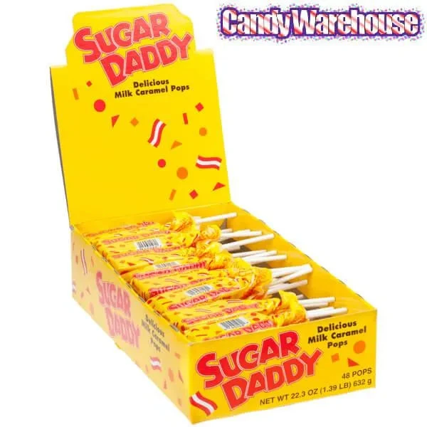 Sugar Daddy Caramel Pops: 48-Piece Box 4 Sugar Daddy Caramel Pops: 48-Piece Box - Image 2