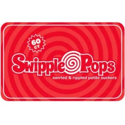 Swipple Pops Petite Swirl Ripple Lollipops - Red Cherry: 60-Piece Tub -Candy Promotion Shop swipple pops petite swirl ripple lollipops red cherry 60 piece tub candy warehouse 4