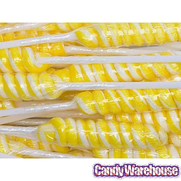 Tesla's Tiny Twist Pops - Lemon: 48-Piece Jar 4 Tesla's Tiny Twist Pops - Lemon: 48-Piece Jar - Image 2