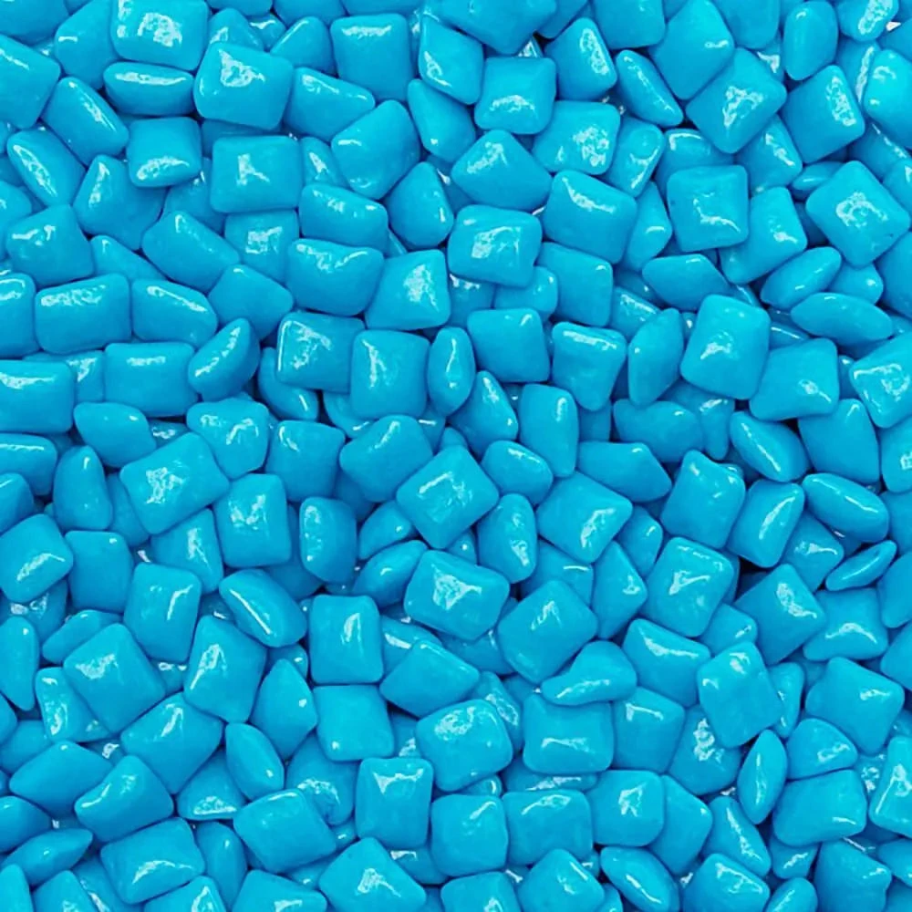 Tiny Chicle Squares Chewing Gum - Blue: 1.5LB Jar 3 Tiny Chicle Squares Chewing Gum - Blue: 1.5LB Jar