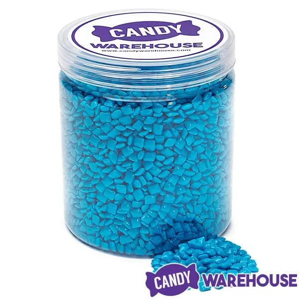 Tiny Chicle Squares Chewing Gum - Blue: 1.5LB Jar 4 Tiny Chicle Squares Chewing Gum - Blue: 1.5LB Jar - Image 2