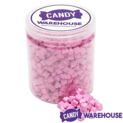 Tiny Sugar Candy Hearts - Pink: 1.5LB Jar -Candy Promotion Shop tiny sugar candy hearts pink 1 5lb jar candy warehouse 5