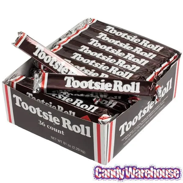 Tootsie Roll Candy Bars: 36-Piece Box 5 Tootsie Roll Candy Bars: 36-Piece Box - Image 3