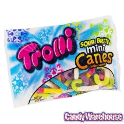 Trolli Sour Brite Mini Canes Jelly Candy Canes: 9-Ounce Bag -Candy Promotion Shop trolli sour brite mini canes jelly candy canes 9 ounce bag candy warehouse 6